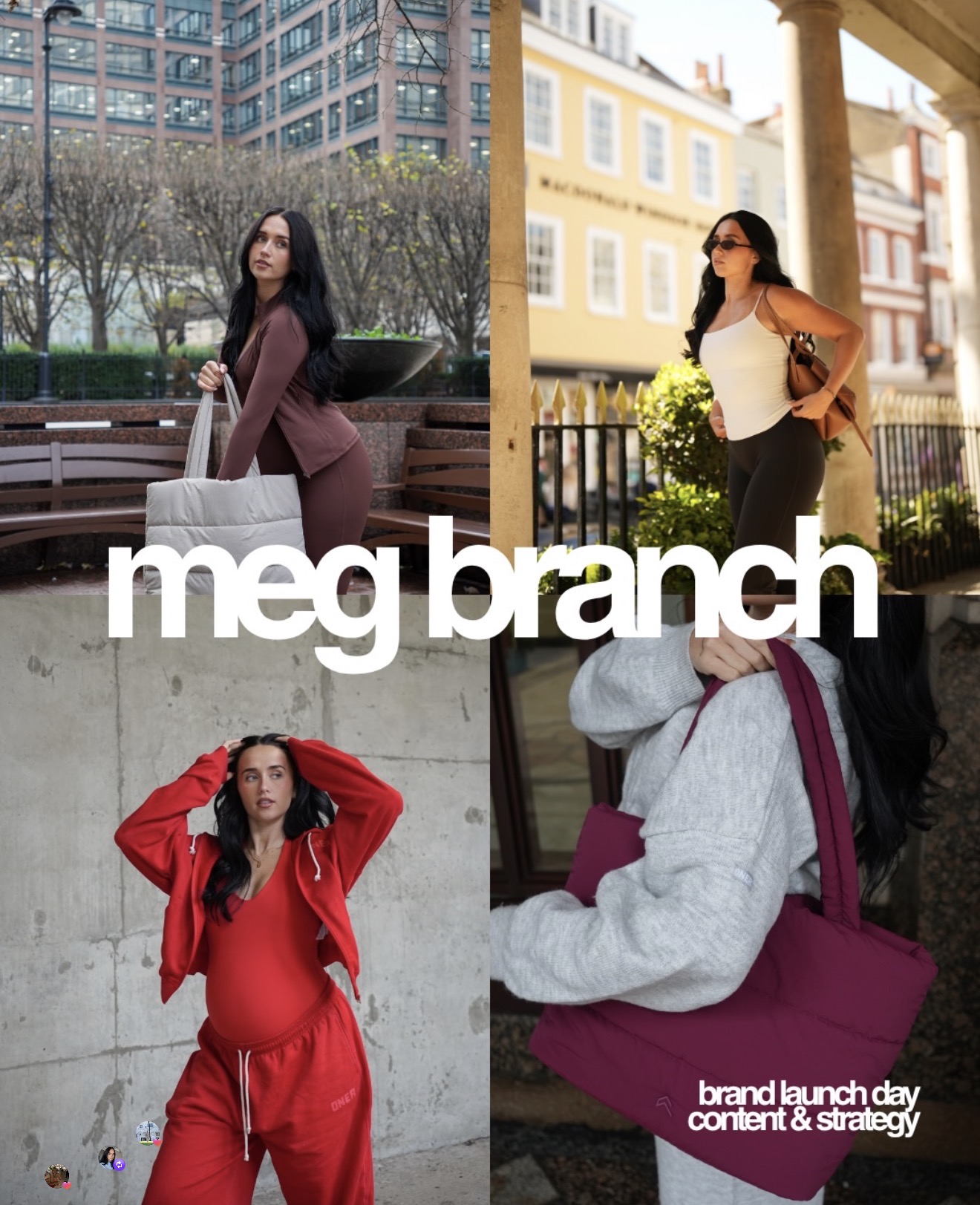 Meg Branch brand launch content shoot