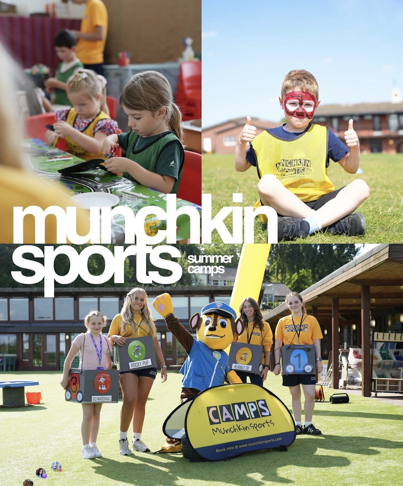 Munchkin Sports summer camps campaign