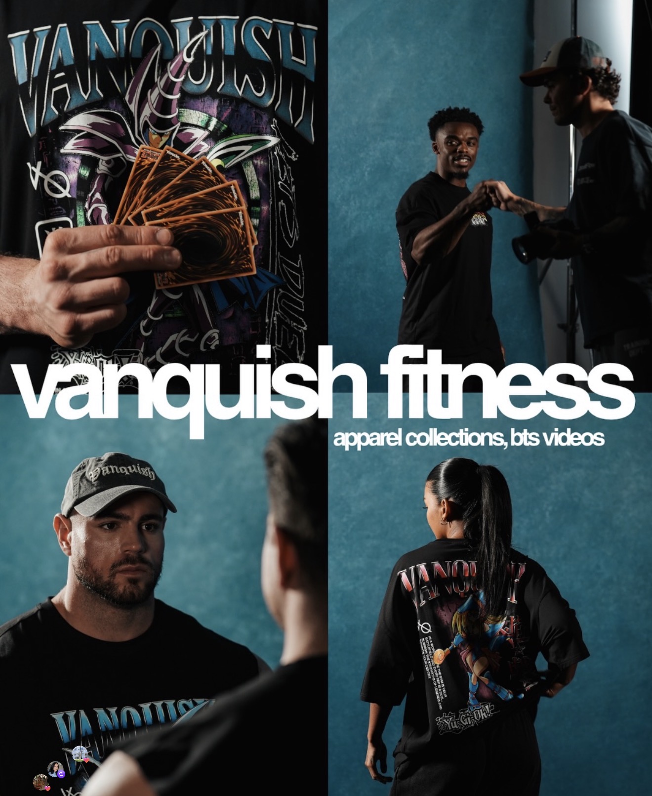 Vanquish Fitness apparel campaign shoot